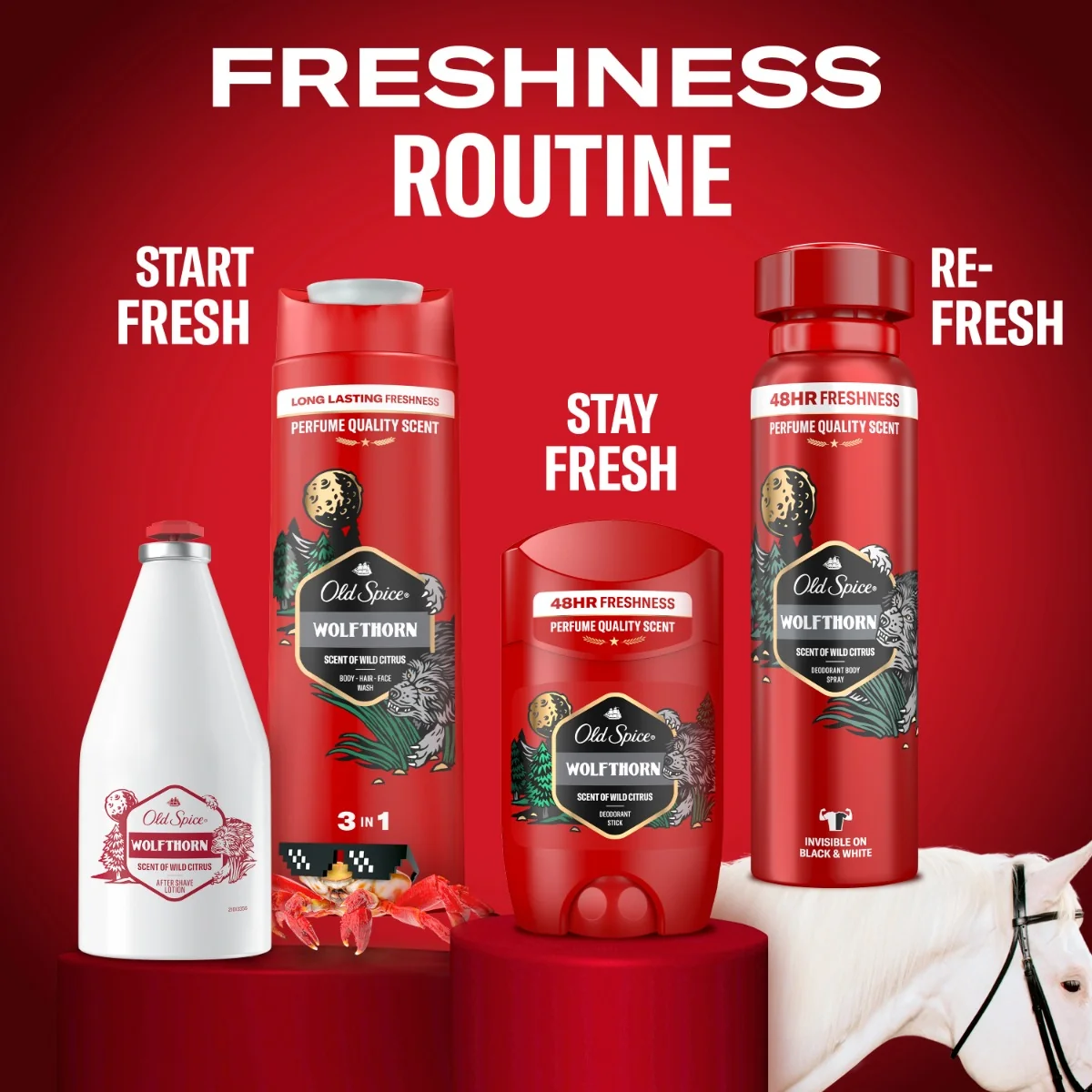 Old Spice Voda Po Holení Wolfthorn 1×100 ml, voda po holení