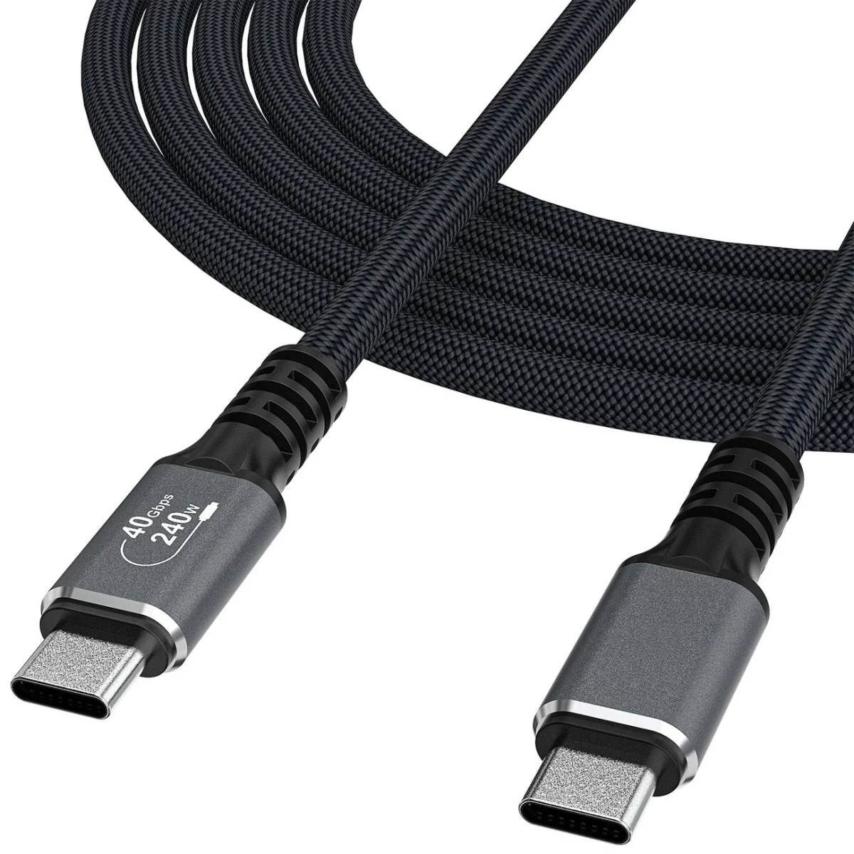 MG WPS-UY41S kábel USB-C / Thunderbolt 4 4K 240W 1m, čierny