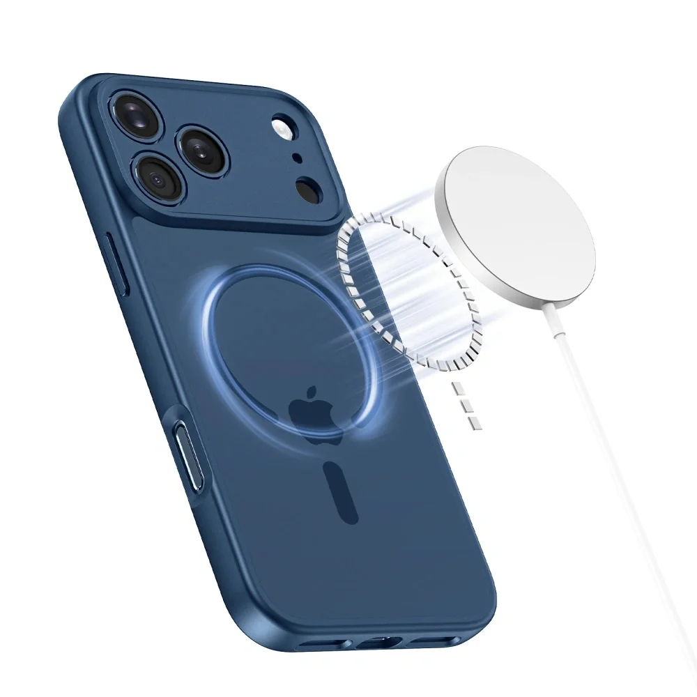 Tech-Protect BasicMag MagSafe kryt na iPhone 17 Pro, modrý
