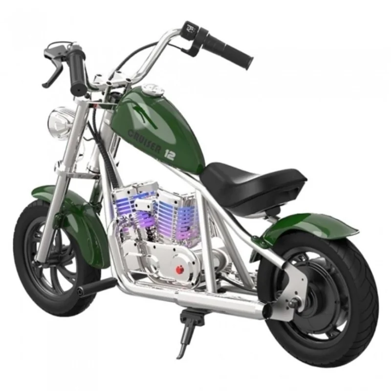 Hyper Gogo Pioneer C12 APP Detská el. motorka s aplikáciou, BT, RGB podsvietenie, zelená