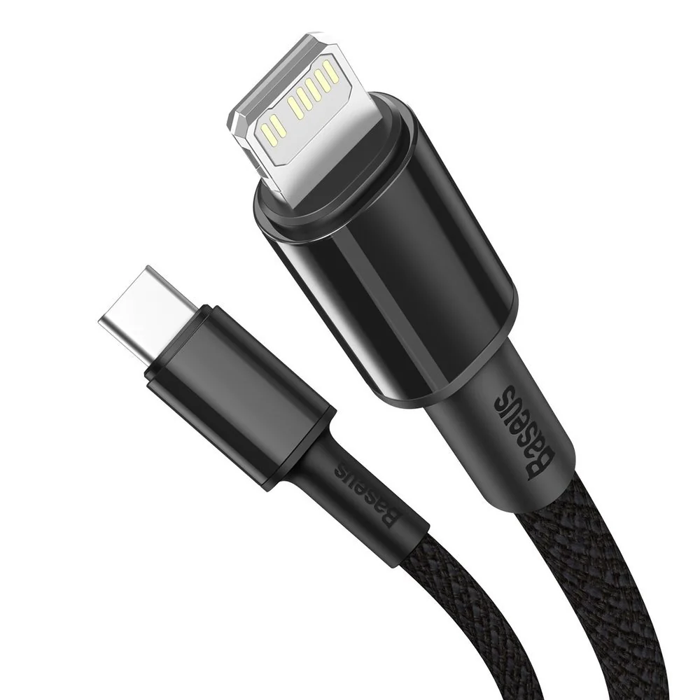 Baseus Data kábel USB-C / Lightning PD 20W 2m, čierny
