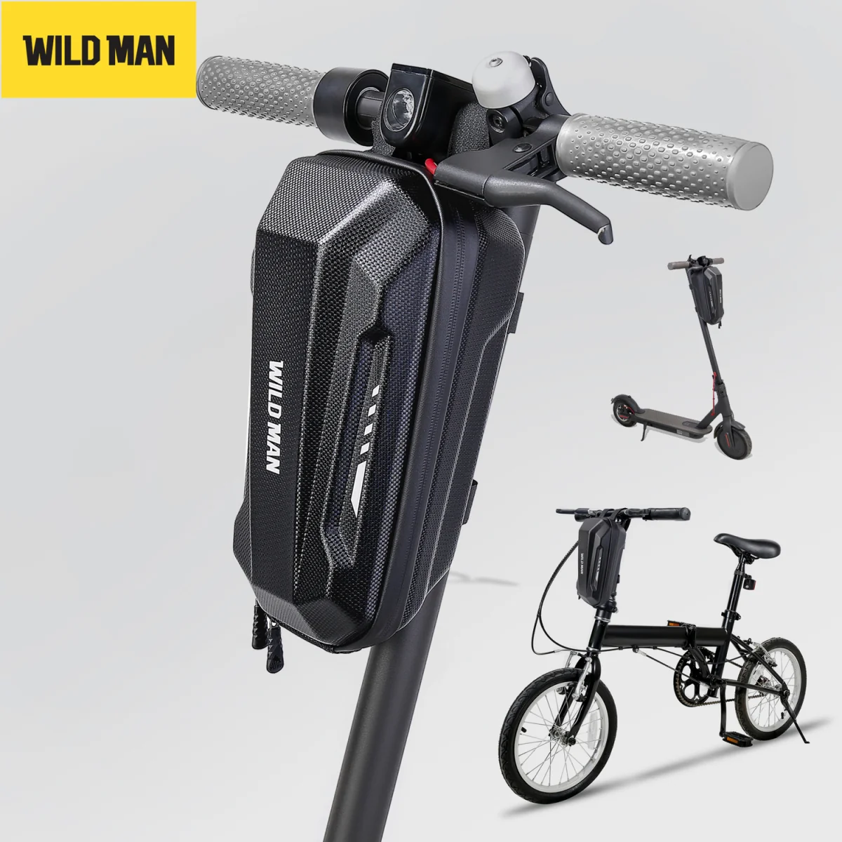Wild Man GD9 taška na kolobežku 2L, čierna