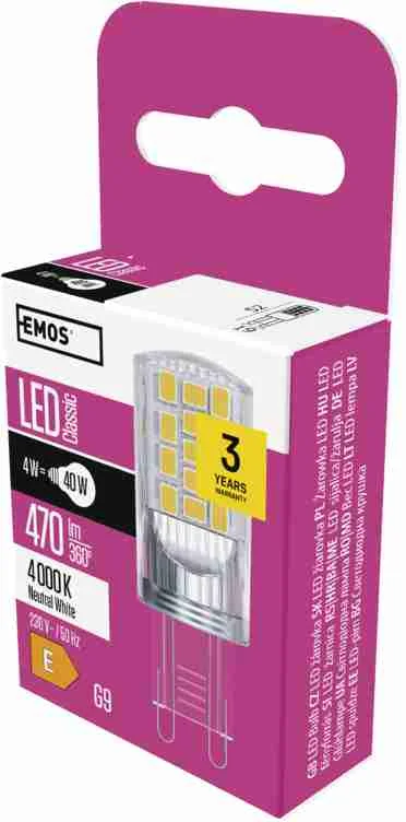 LED CLS JC 4W G9 NW 1×1 ks, LED žiarovka