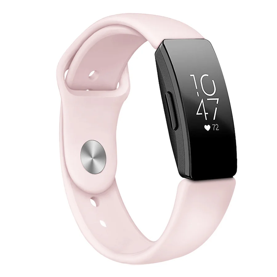 BStrap Silicone (Large) remienok na Fitbit Inspire sand pink