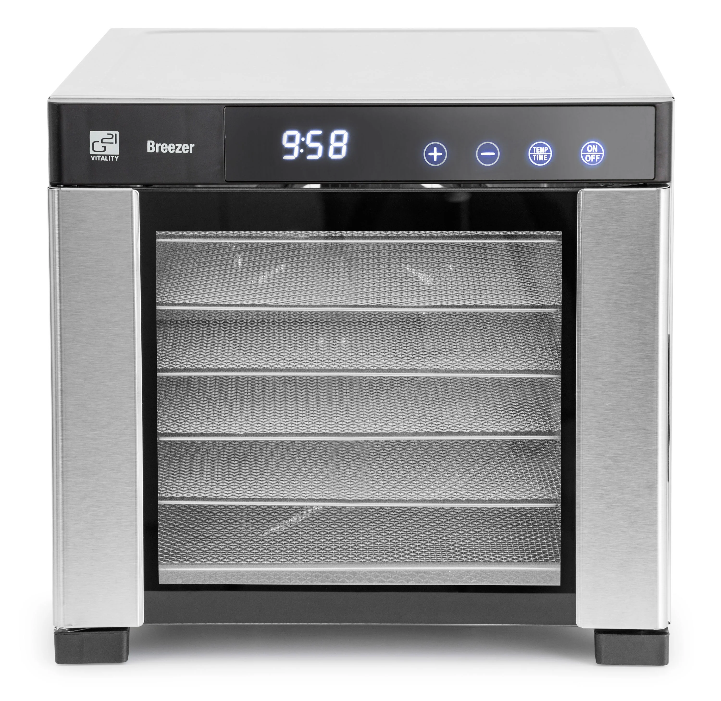 Sušička ovocia G21 Breezer, nerez BRZ-650W