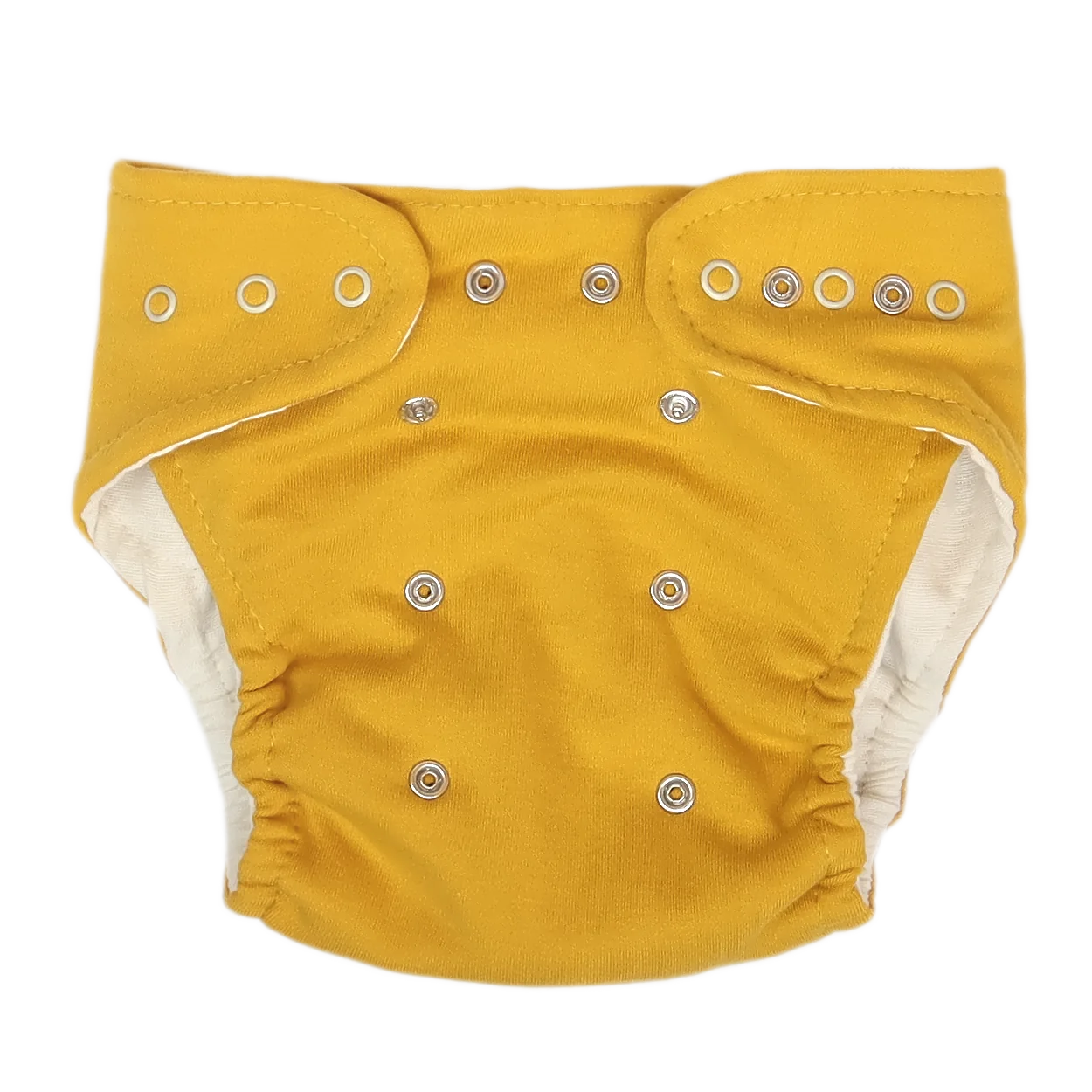 Mamatti Látková plienka EKO sada - nohavičky + 2 x plienka, Mýval, veľ. 5-14 kg horčicová