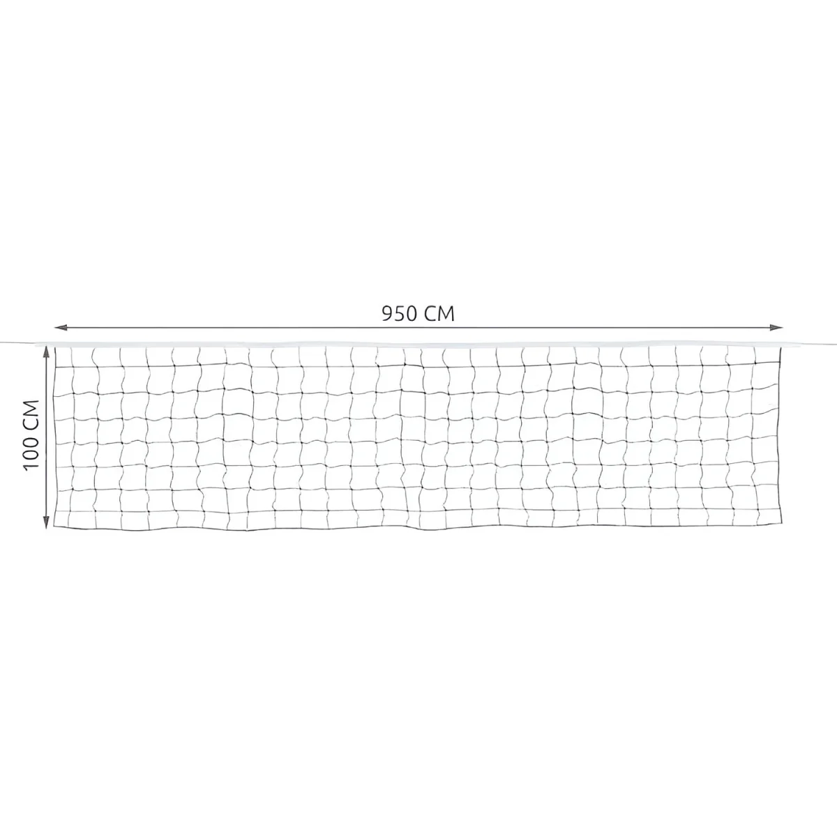 MG Net volejbalová sieť 9.5m + taška