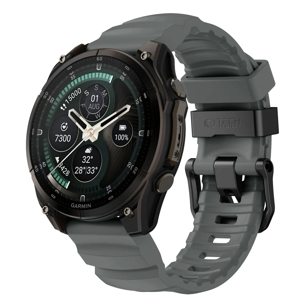Tech-Protect Motion remienok Garmin QuickFit 26mm, storm grey