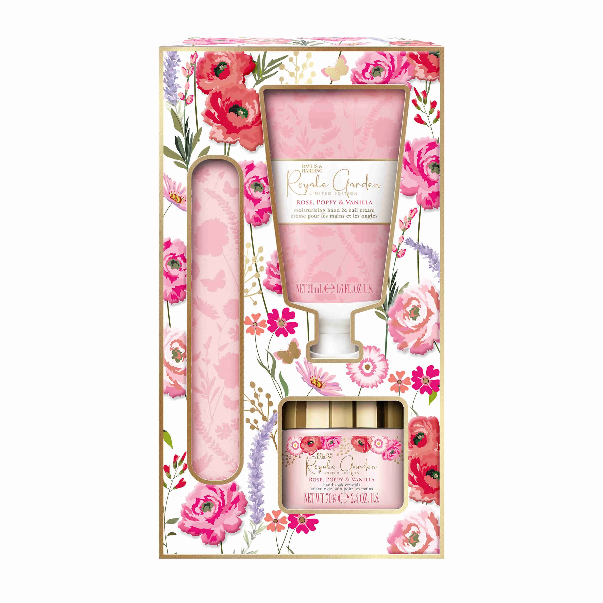 Baylis & Harding Darčeková manikúrová sada Royale Garden 3 ks