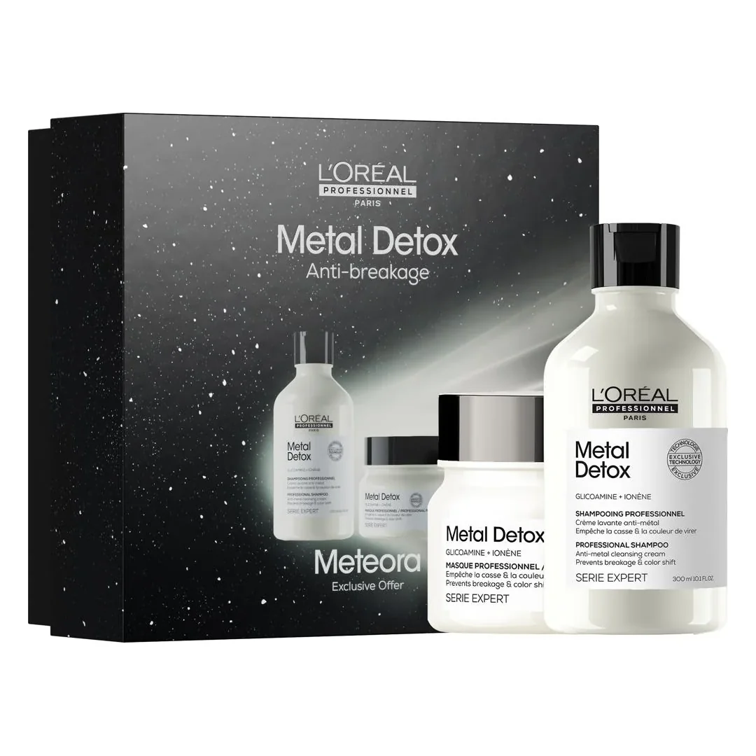 L'Oréal Professionnel Metal Detox Duo darčeková sada na farbené a poškodené vlasy