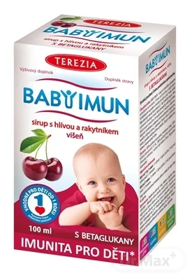 TEREZIA BABY IMUN sirup s hlivou a rakytníkom 1×100 ml, výživový doplnok