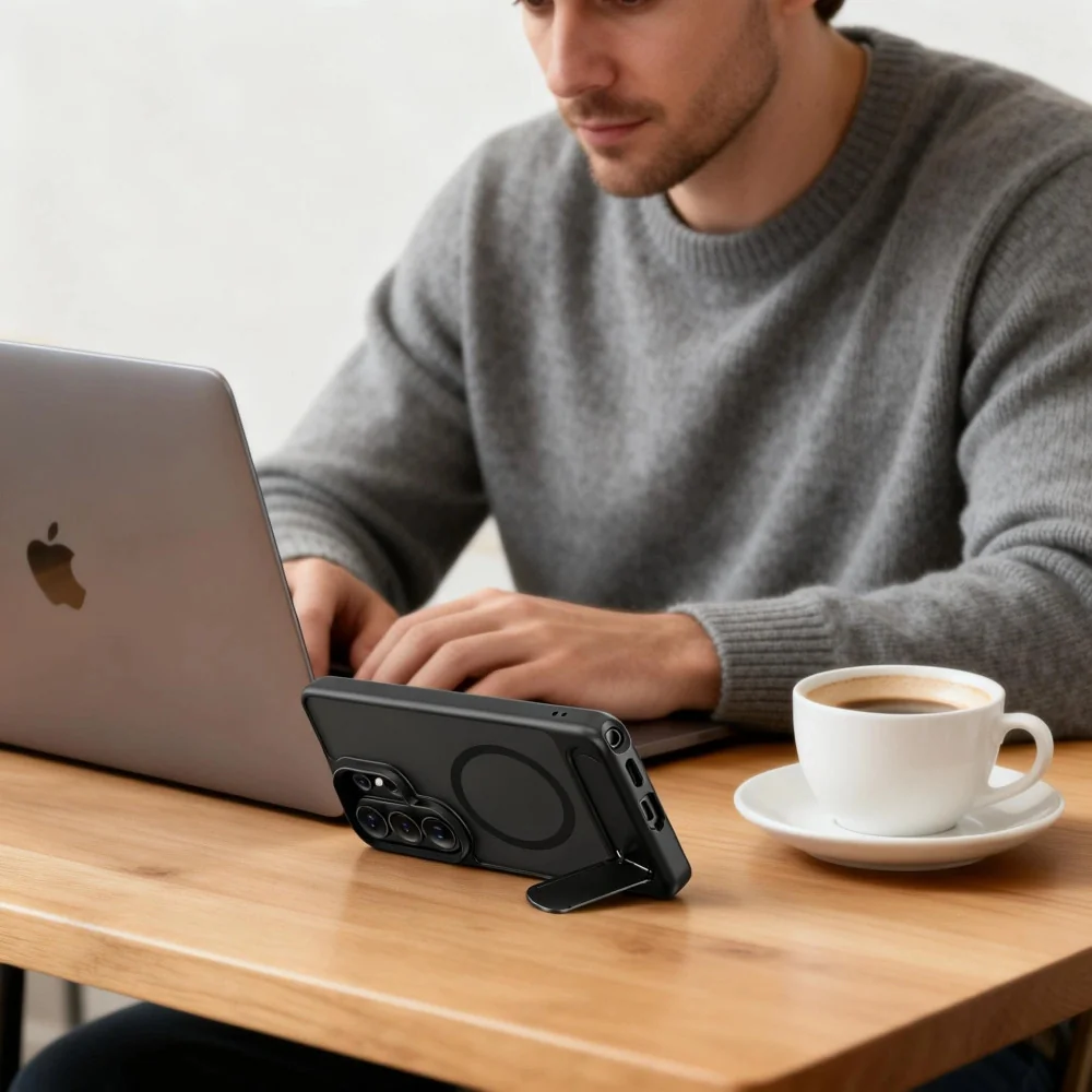 Tech-Protect MagRack MagSafe kryt na Samsung Galaxy S26 Ultra, čierny
