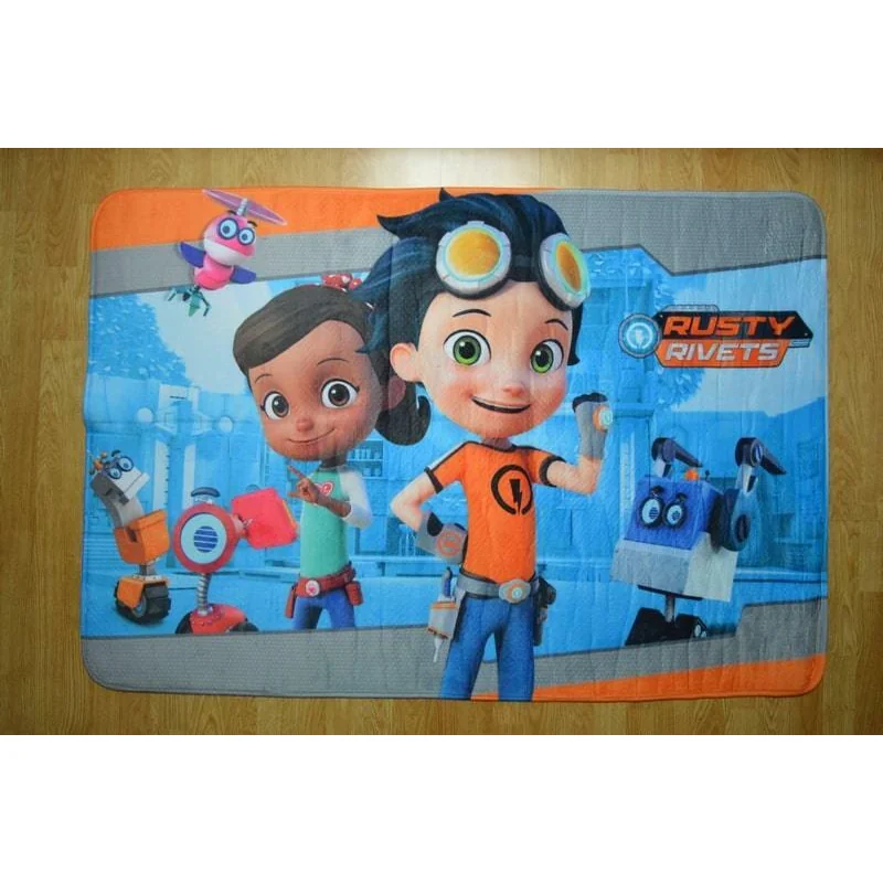Nickelodeon detský koberec Rusty Rivets 100x150 cm, ultra mäkký