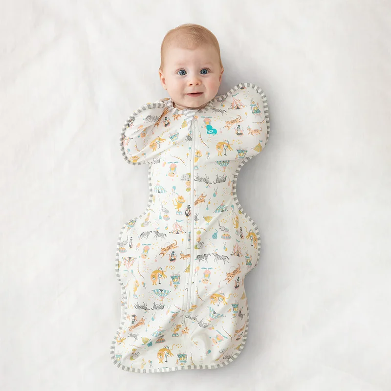 Love To Dream Swaddle UP - Zavinovačka, veľkosť M, cirkus - 1 FÁZA, 3-6m, 6-8,5kg 1×1 ks