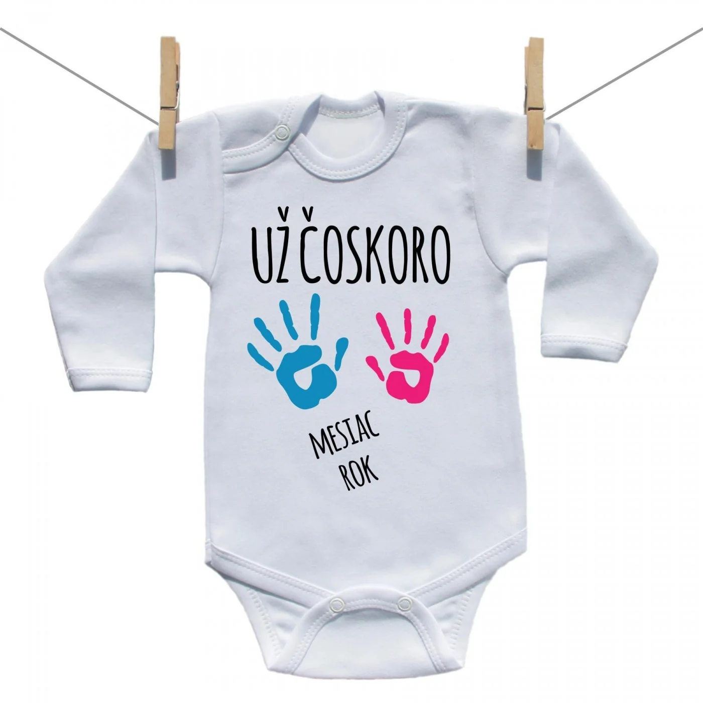 Boodyy Body s dlhým rukávom Už čoskoro Veľkosť: 86