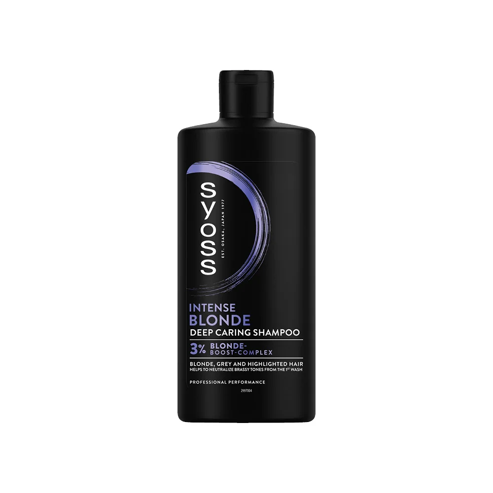 Syoss šampón Intense Blond 1×440 ml, šampón