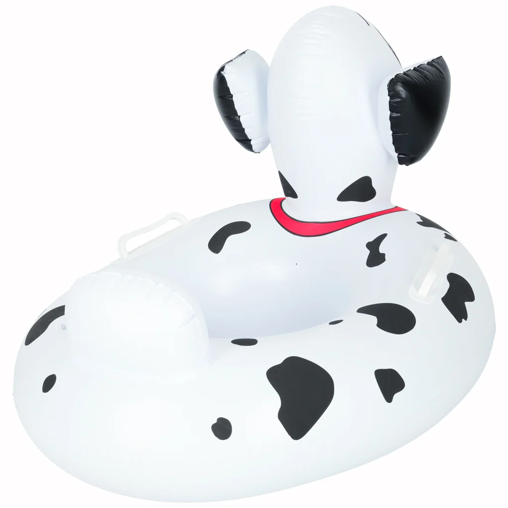 Nafukovací kruh pre dojčatá, nafukovací pontón so sedadlom, dalmatín max 15 kg 1-3 roky