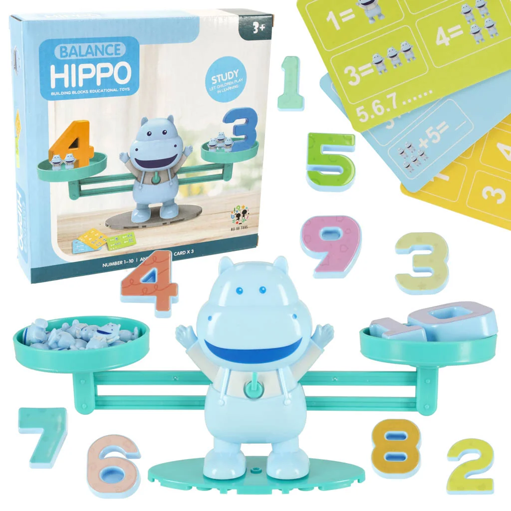 Vzdelávacia váha Mini Hippo – počítanie a rovnováha