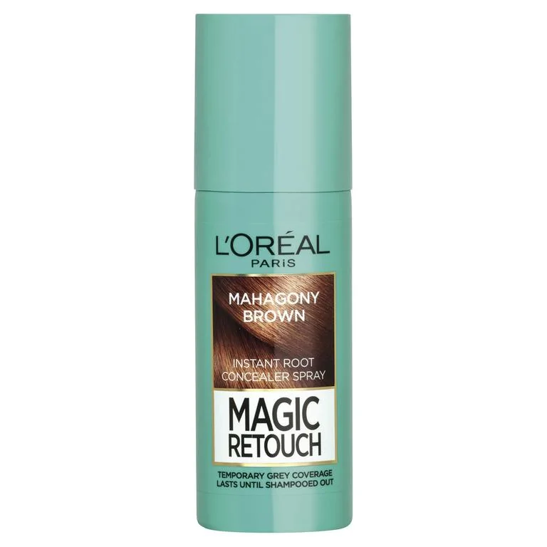 L'Oréal Paris Magic Retouch sprej na vlasy na zakrytie odrastov mahagónová hnedá, 75 ml 1×75 ml, sprej