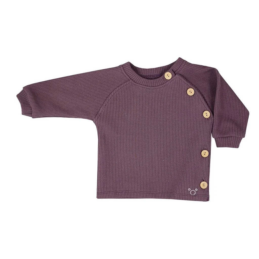 Dojčenské tričko s dlhým rukávom Koala Pure purple 68 (4-6m), 