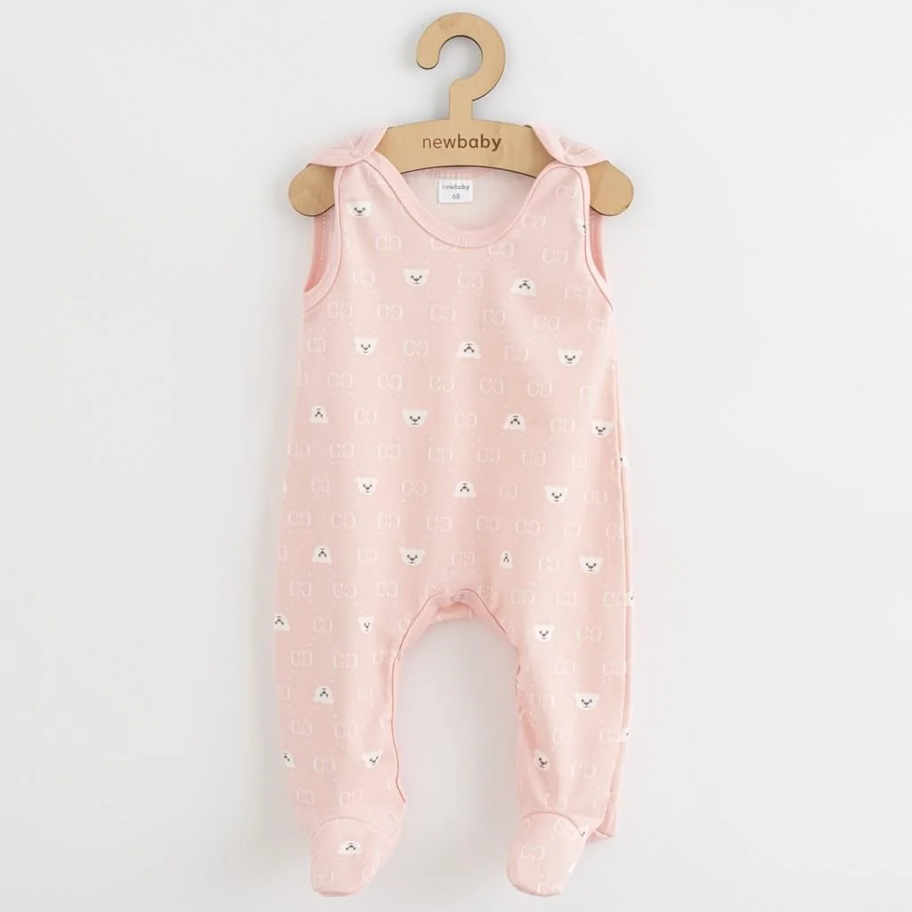 Dojčenské dupačky New Baby Classic II Dievča 3ks ružové 74