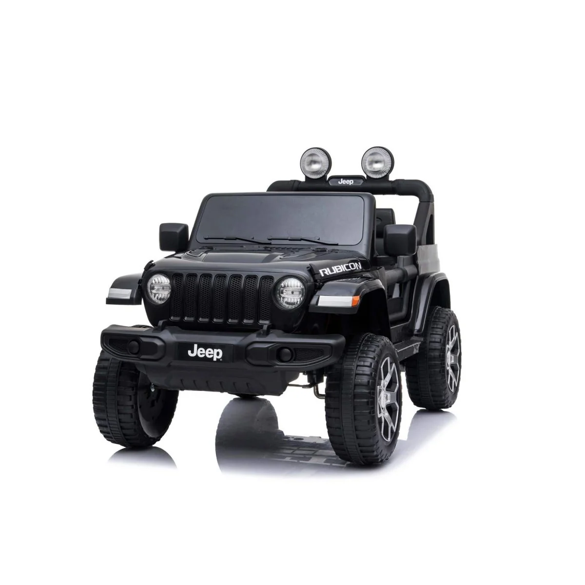Detské elektrické autíčko Baby Mix Jeep Wrangler Rubicon čierne