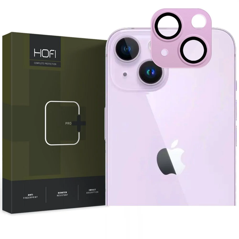 HOFI Fullcam Pro+ ochranné sklo na kameru na iPhone 14 / 14 Plus, fialové ové