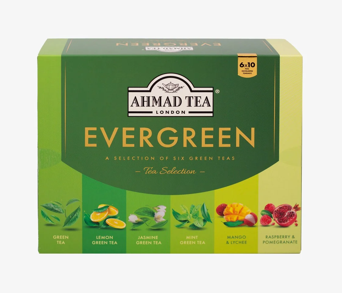 Ahmad Tea Evergreen Tea Collection 60 alu vrecko 60 ks