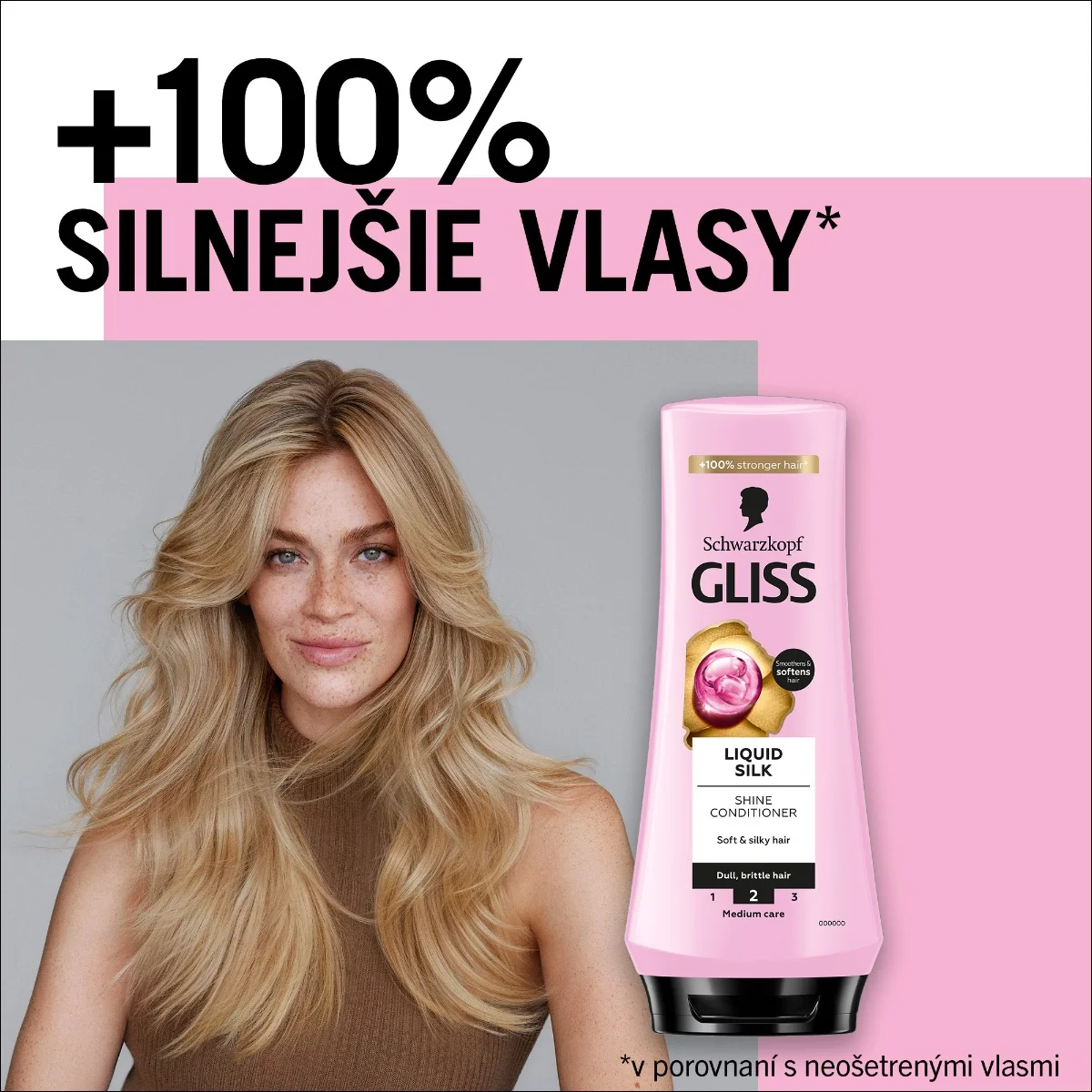 Schwarzkopf Gliss Liquid Silk regeneračný kondicionér na vlasy 200 ml