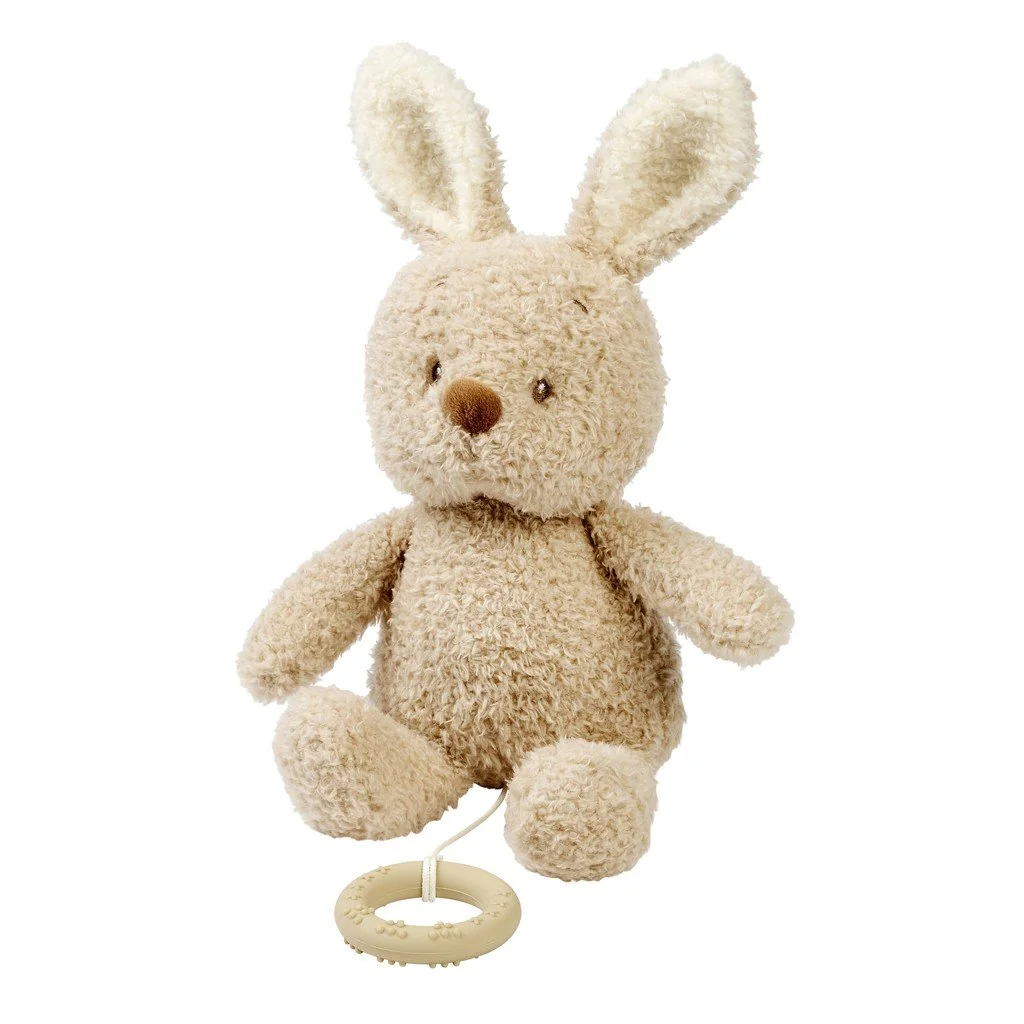 Hračka plyšová hudobná Teddy zajačik 24 cm, 0m+