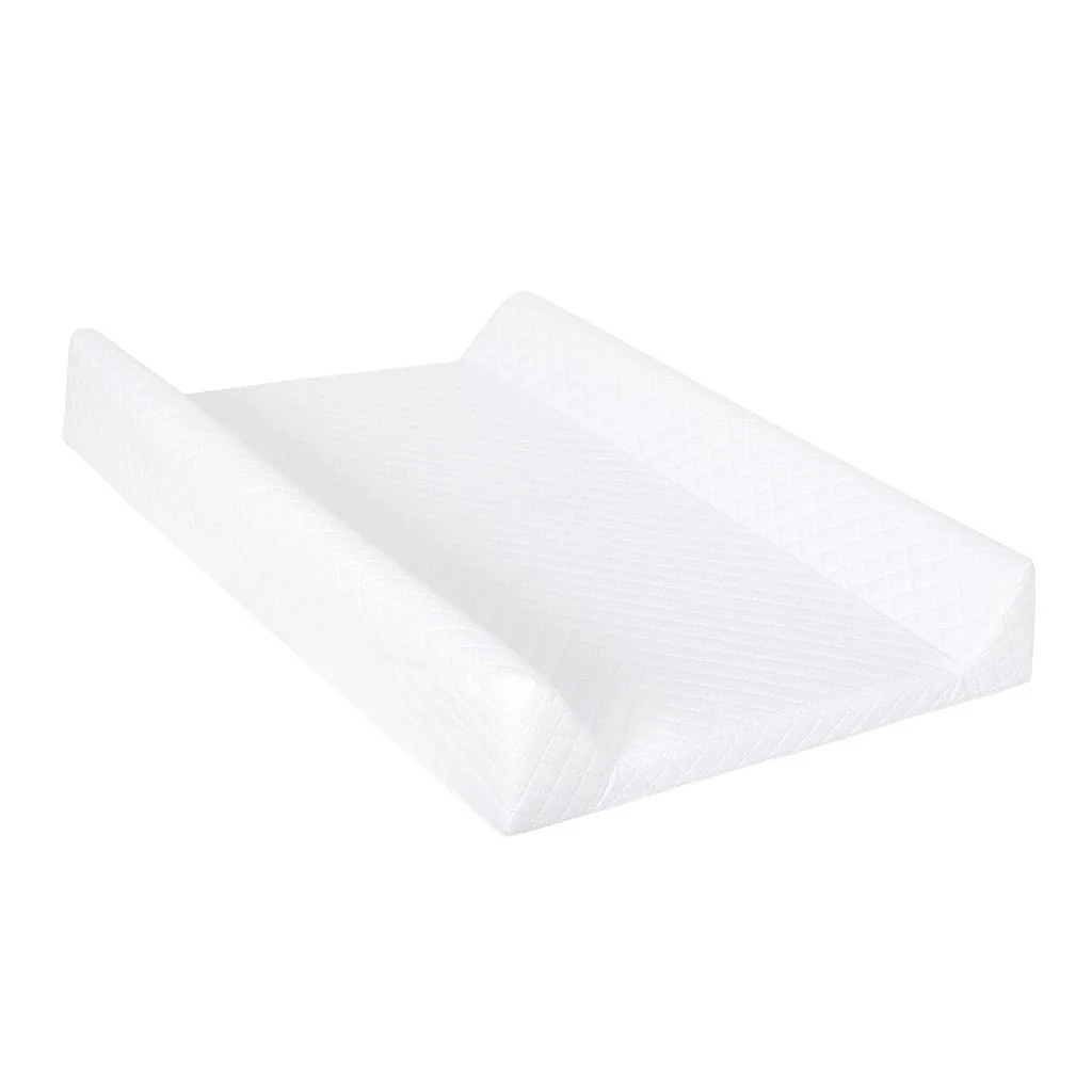 Podložka prebaľovacia 2-hranná s pevnou doskou (50x70) Comfort Caro Biela
