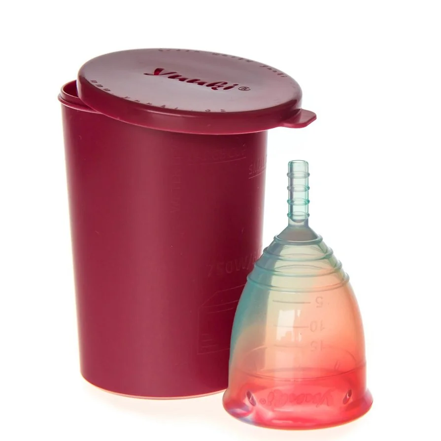 Menštruačný kalíšok Yuuki 2 Rainbow soft (YU110)