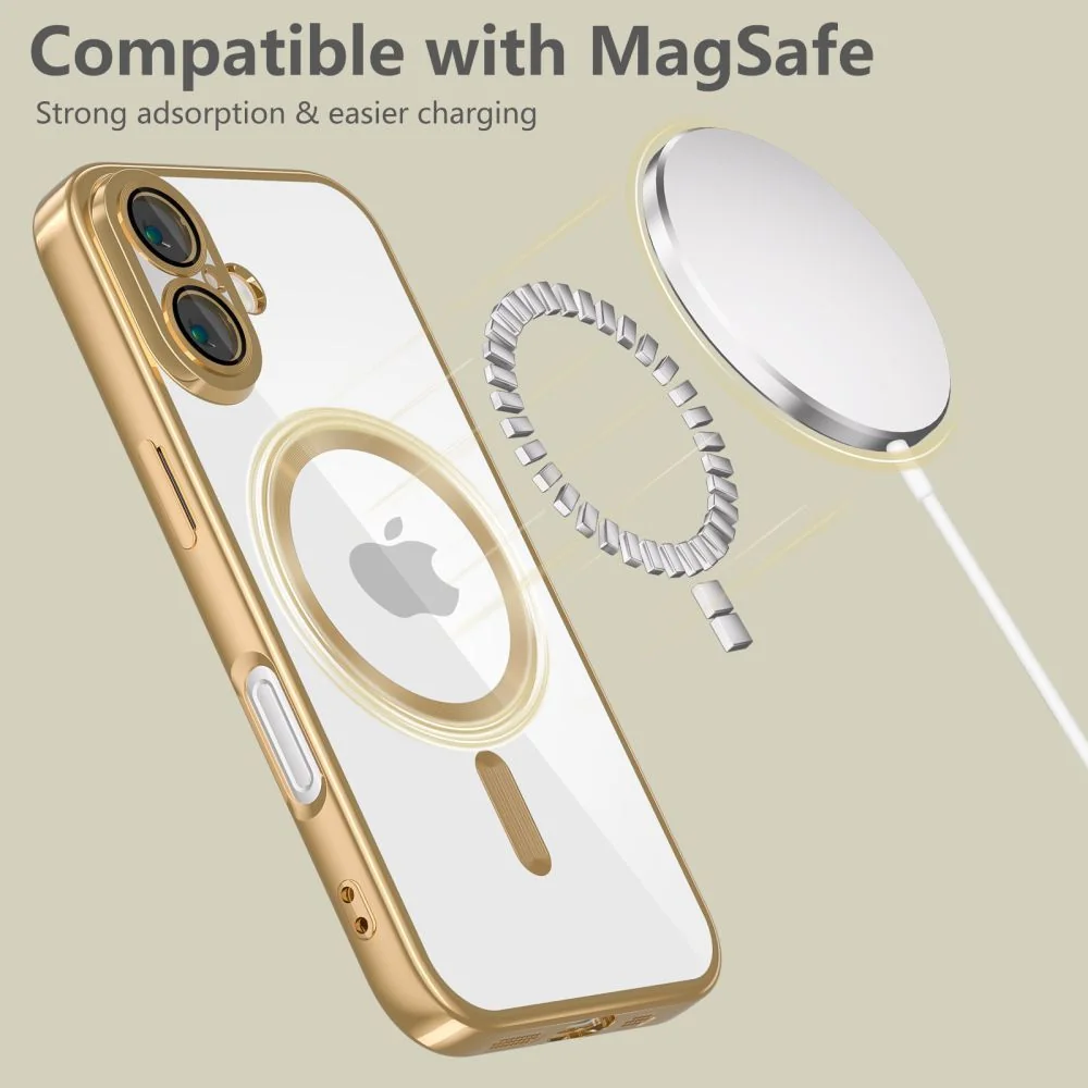Tech-Protect MagFlex MagSafe kryt na iPhone 16e, zlatý