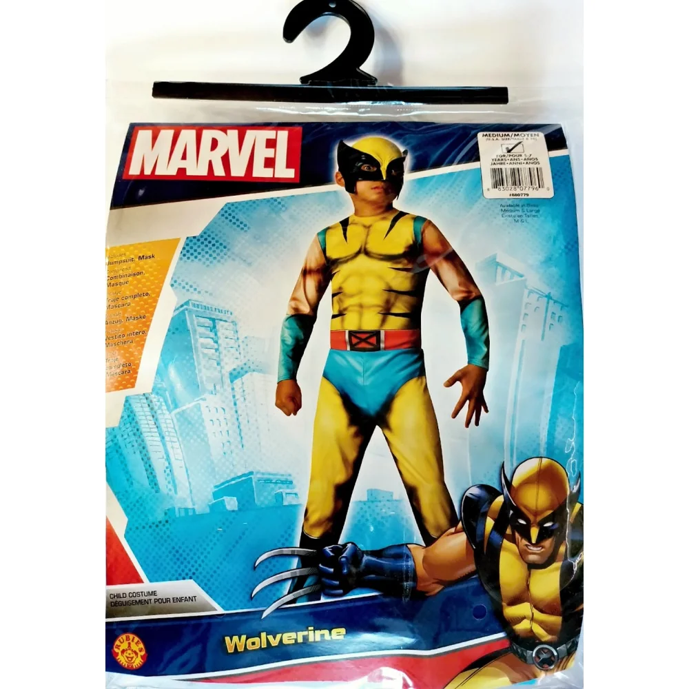 Marvel Wolverine kostým 5-7 rokov-MOVEO