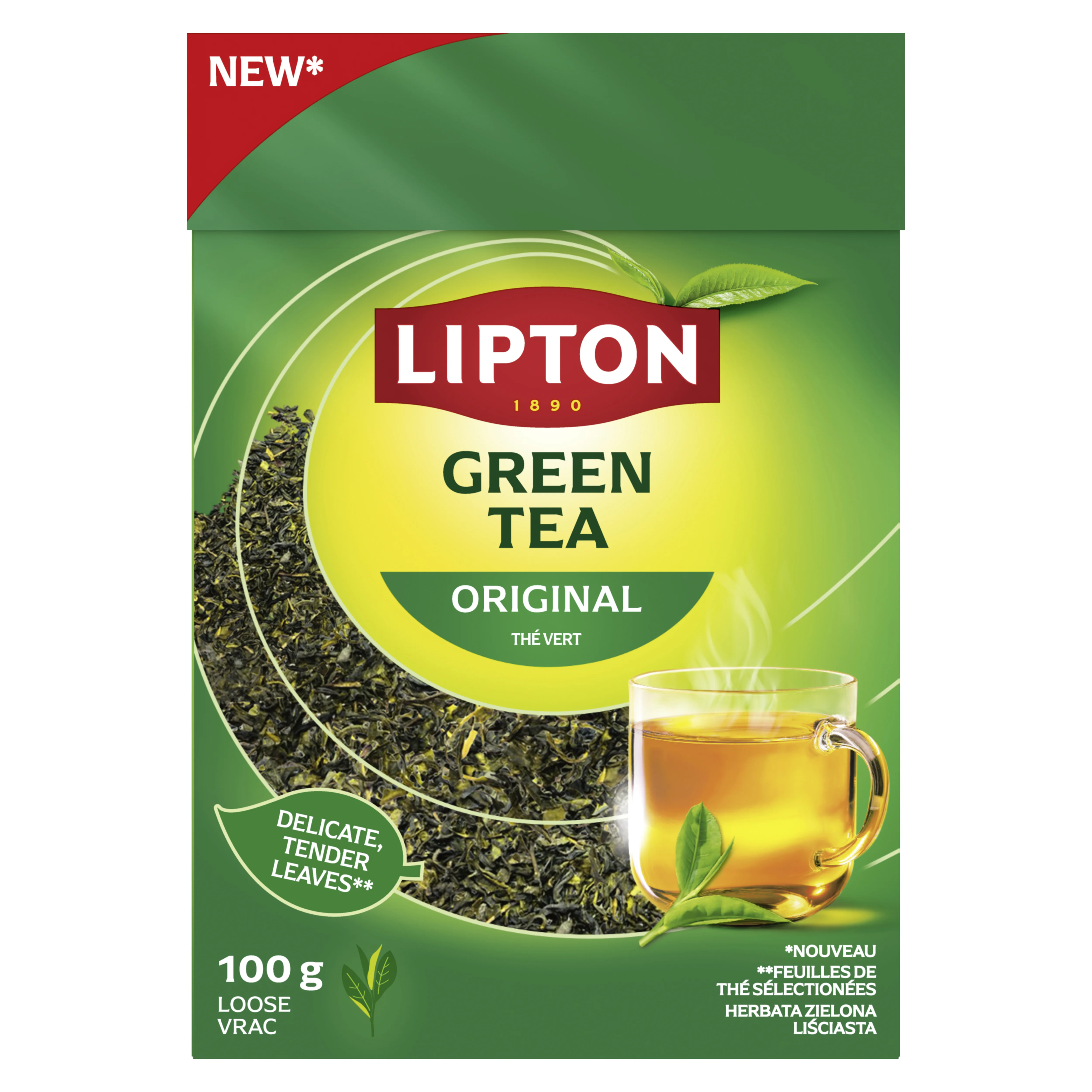 LIPTON Green Loose 100GX12 - sypaný čaj 100 g