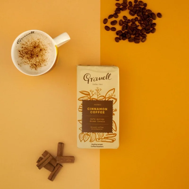 GRANELL Cinnamon Coffee 2ks 2 x 250g (100% Arabica)