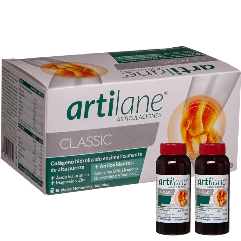 ARTILANE® Komplexná kĺbová výživa s kolagénom a kyselinou hyalurónovou 15 × 30 ml pitných ampuliek