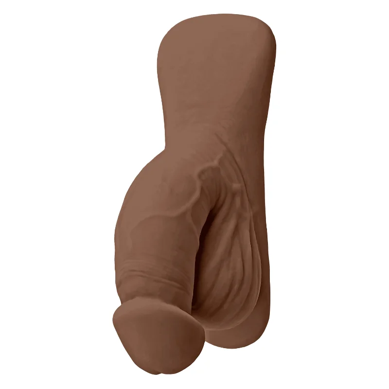 TPE packer Squishy Flesh, tmavo telová 12 cm