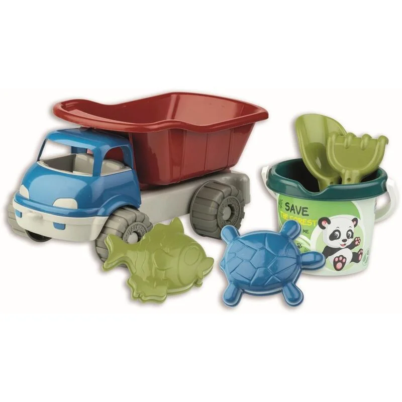 Auto do piesku, vedierko, formičky Androni z recyklovaného plastu-Androni