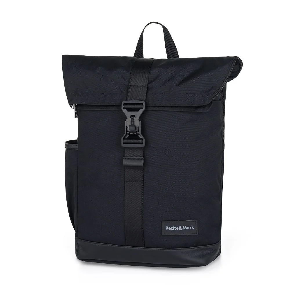 Petite&Mars Jackob prebaľovací batoh na kočík Absolute Black