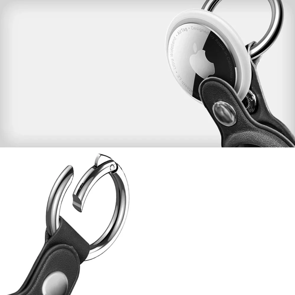Tech-Protect Natural Fit puzdro na Apple AirTag 1 / 2, čierne