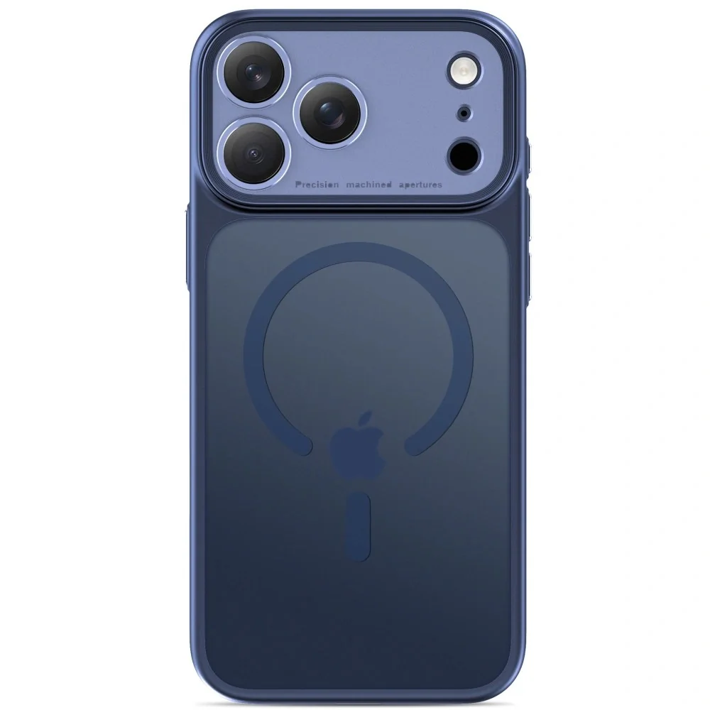 Tech-Protect MagPrime MagSafe CC kryt na iPhone 17 Pro Max / 18 Pro Max, tmavomodrý