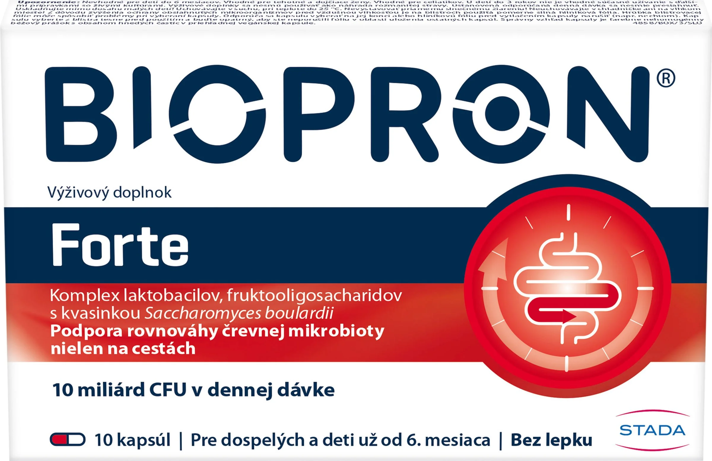 Biopron Forte 1×10 cps, výživový doplnok