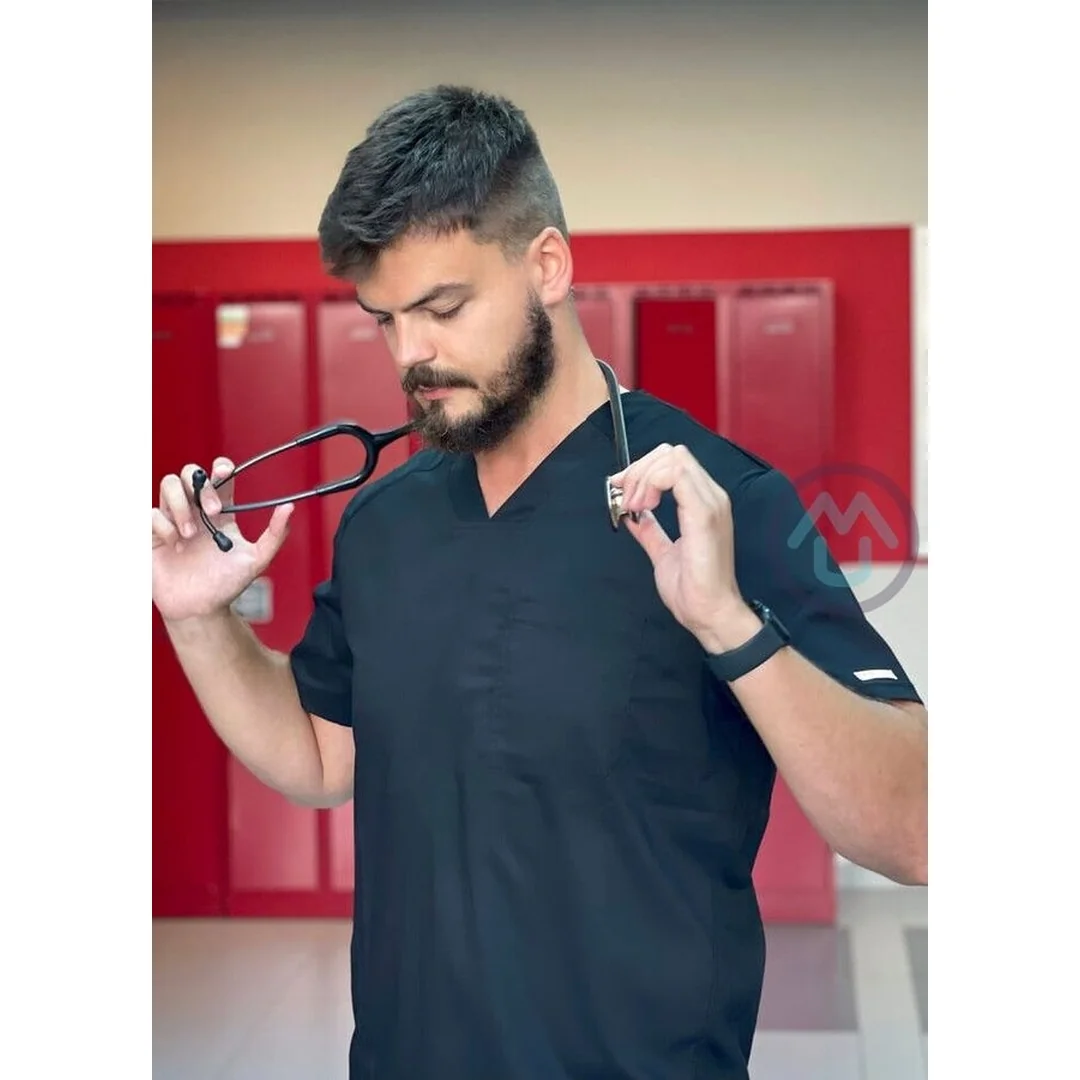 Zdravotnícka pánska blúza Cherokee Revolution ACTIVE STYLING - čierna XL