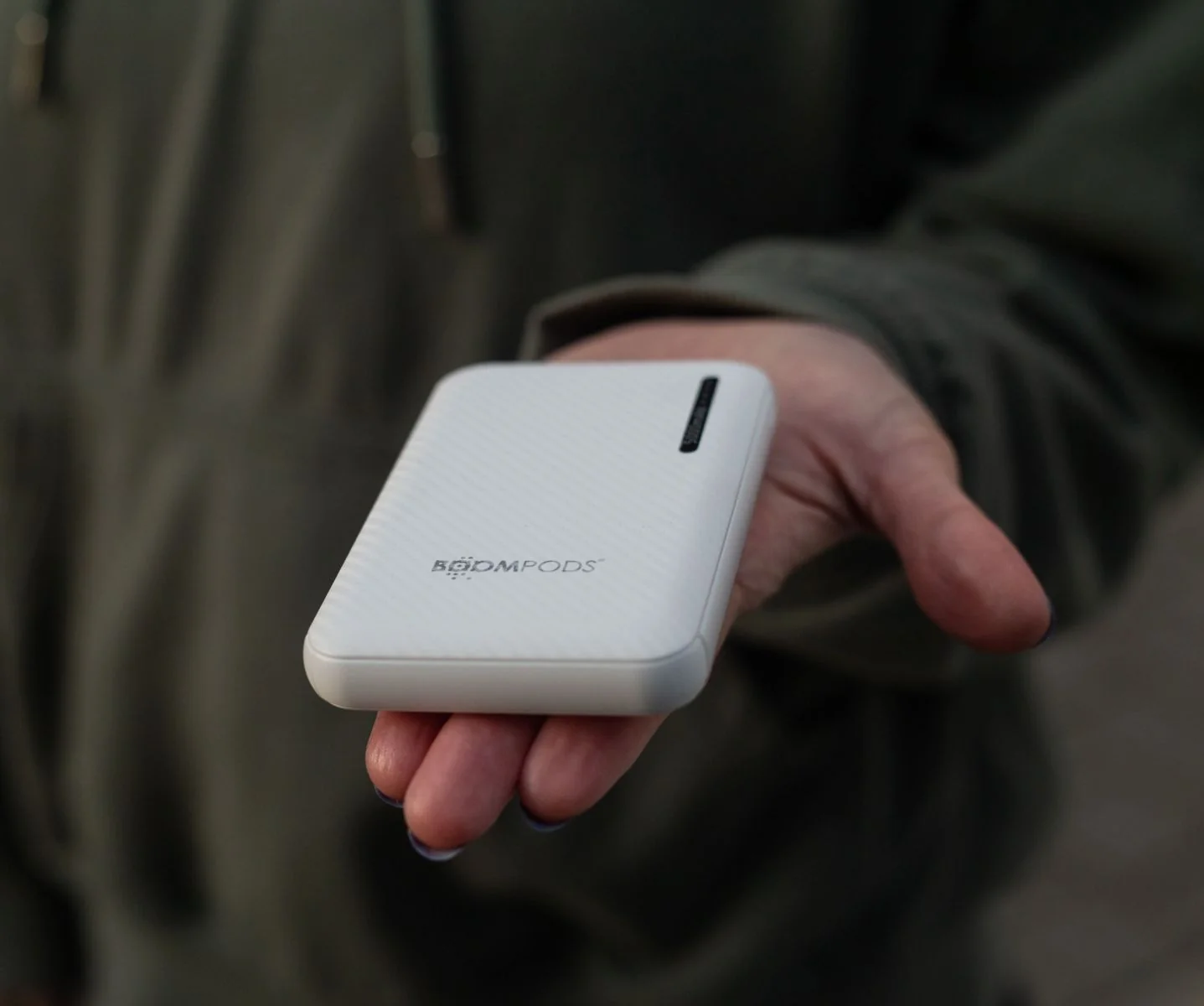 Powerbanka BOOMPODS Obi 5000mAh biela