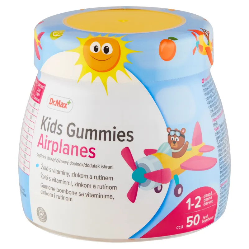 Dr. Max Kids Gummies Airplanes 1×50 ks, želé