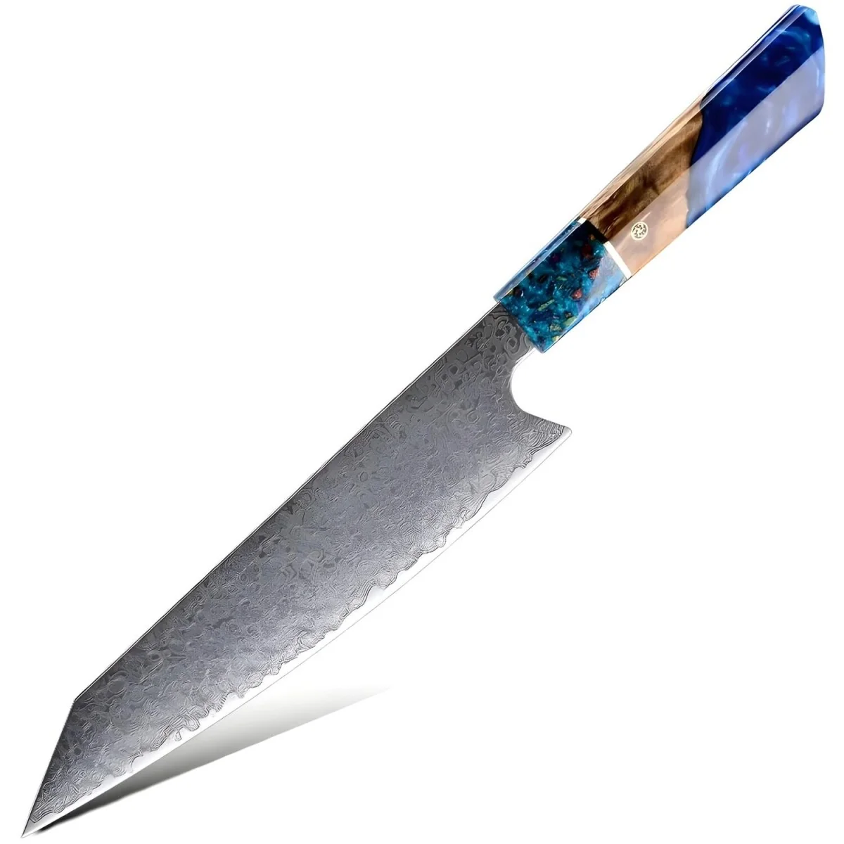 Damaškový kuchynský nôž Kiritsuke/Modrá, 1ks