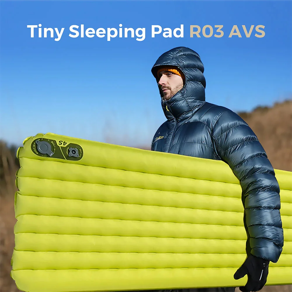TINY Sleeping Pad R03 AVS Regular Ultraľahká karimatka s batériovou pumpou