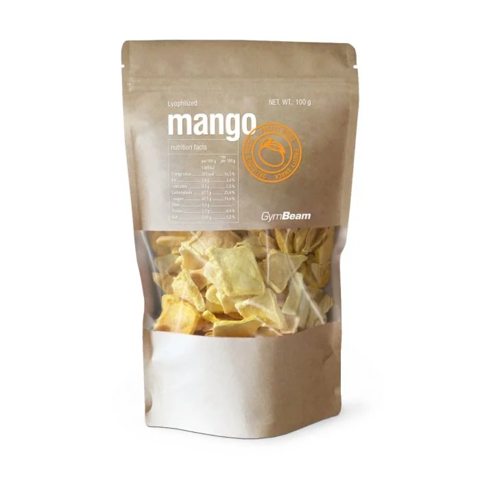 Gymbeam lyofilizovane mango 100 g 1×100 g, lyofilizované mango