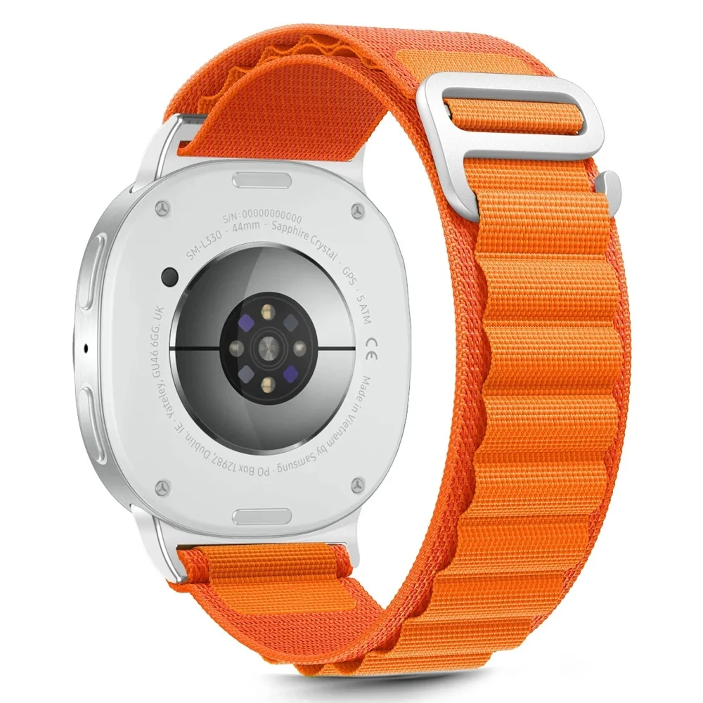 Tech-Protect Nylon Pro remienok na Samsung Galaxy Watch 8 / Classic (40/44/46mm), orange 0/44/46mm), orange
